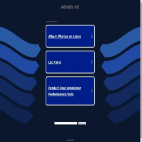 Скриншот главной страницы сайта advads.net