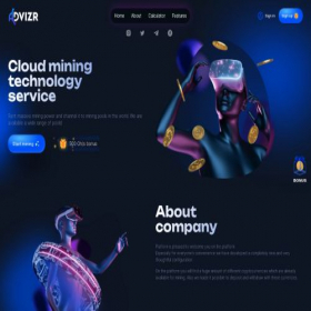 Скриншот главной страницы сайта advizr.io