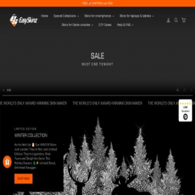 Скриншот главной страницы сайта ae.easyskinz.com