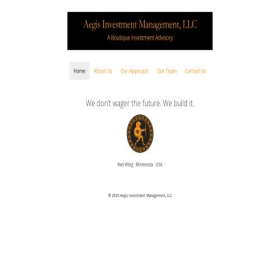 Скриншот главной страницы сайта aegis-invest.org