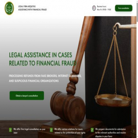 Скриншот главной страницы сайта aequitas-legal.com