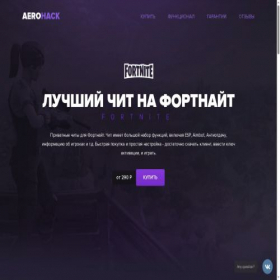 Скриншот главной страницы сайта aerohacks.pro