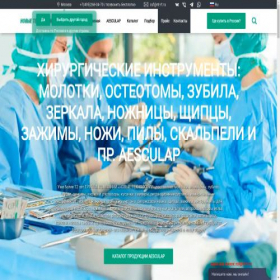 Скриншот главной страницы сайта aesculap.nt-rt.ru