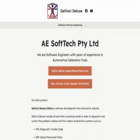 Скриншот главной страницы сайта aesoftech.com