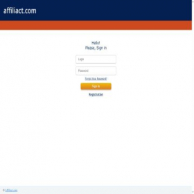 Скриншот главной страницы сайта affiliact.com