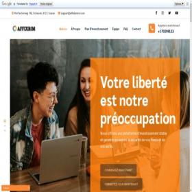 Скриншот главной страницы сайта affixbiminv.com