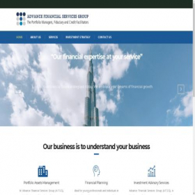 Скриншот главной страницы сайта afsgltd.com