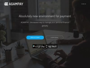 Скриншот главной страницы сайта agampay.com