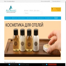 Скриншот главной страницы сайта agora.kg