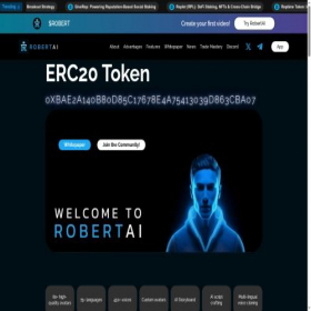 Скриншот главной страницы сайта ai-robert.com