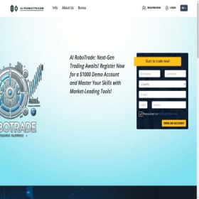 Скриншот главной страницы сайта ai-robotrade.org