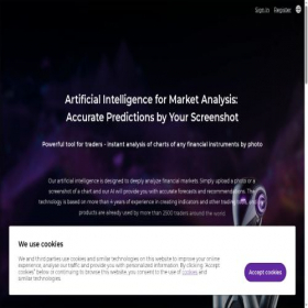 Скриншот главной страницы сайта ai.iqtrend.com