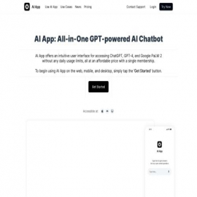 Скриншот главной страницы сайта aiapp.org