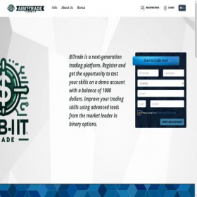 Скриншот главной страницы сайта aibit-bitrade.org
