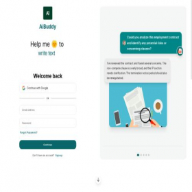 Скриншот главной страницы сайта aibuddy.ru