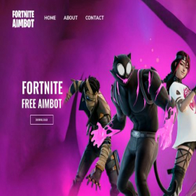 Скриншот главной страницы сайта aimbotfortnite.org