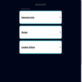 Скриншот главной страницы сайта aioosa.tech