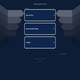 Скриншот главной страницы сайта airdrop-partner.info