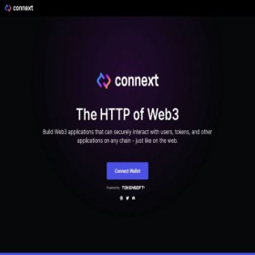 Скриншот главной страницы сайта airdrop.connext.network