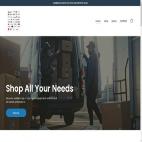 Скриншот главной страницы сайта airmarket.site