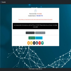 Скриншот главной страницы сайта aiwallet.win