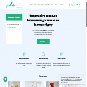 Скриншот главной страницы сайта akadem66.ru