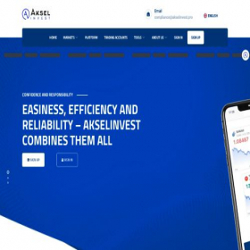 Скриншот главной страницы сайта akselinvest.pro