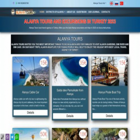 Скриншот главной страницы сайта alanya-tours.com