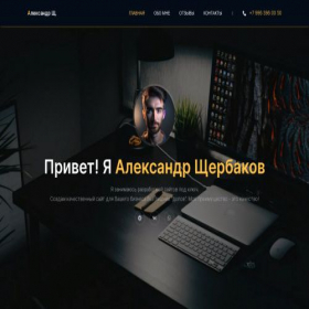 Скриншот главной страницы сайта alexandr-wd.ru