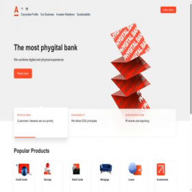 Скриншот главной страницы сайта alfabank.com