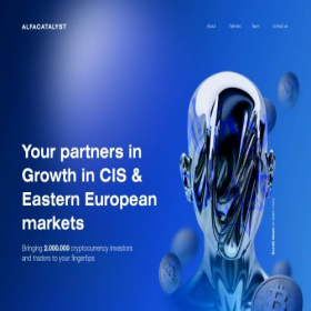 Скриншот главной страницы сайта alfacatalyst.com