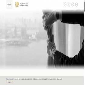 Скриншот главной страницы сайта alfardan.com.qa