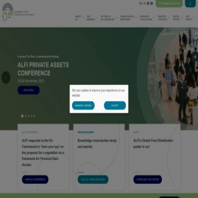 Скриншот главной страницы сайта alfi.lu