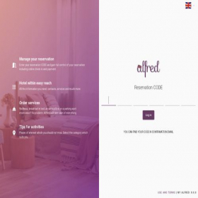 Скриншот главной страницы сайта alfred.previo.app
