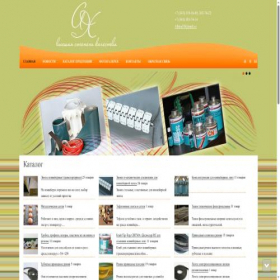 Скриншот главной страницы сайта alhim10.ru