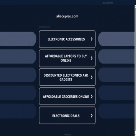 Скриншот главной страницы сайта aliecspres.com