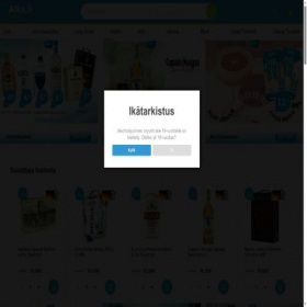 Скриншот главной страницы сайта alks.fi