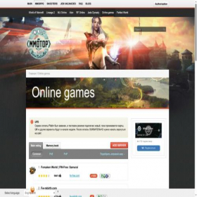 Скриншот главной страницы сайта all.mmotop.ru