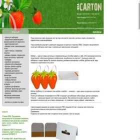 Скриншот главной страницы сайта allcarton.ru