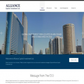 Скриншот главной страницы сайта alliancecapitalltd.com