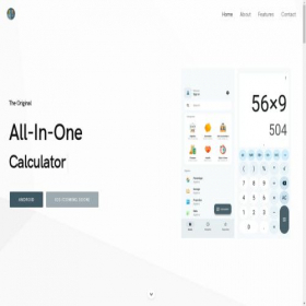 Скриншот главной страницы сайта allinonecalculator.com