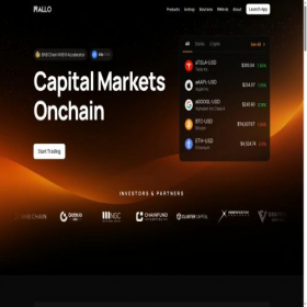 Скриншот главной страницы сайта allo.xyz