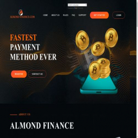 Скриншот главной страницы сайта almond-finance.com
