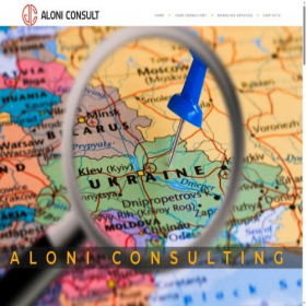 Скриншот главной страницы сайта aloni-consult.com