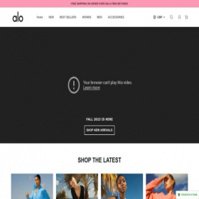Скриншот главной страницы сайта aloyogasale.shop