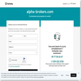 Скриншот главной страницы сайта alpha-brokers.com