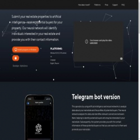Скриншот главной страницы сайта alphadevelop.su