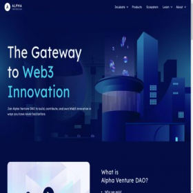 Скриншот главной страницы сайта alphafinance.io