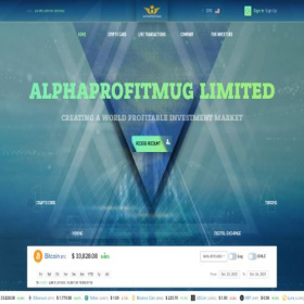 Скриншот главной страницы сайта alphaprofitmug.com