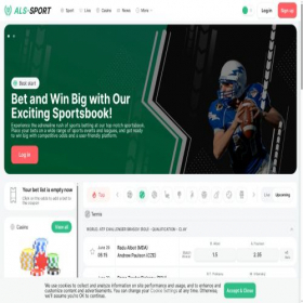 Скриншот главной страницы сайта als-sport.com